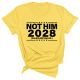 Not Him 2028 Rules are Rules Unisex Tee-T-Shirt-The Original God Ain't Petty But I Am