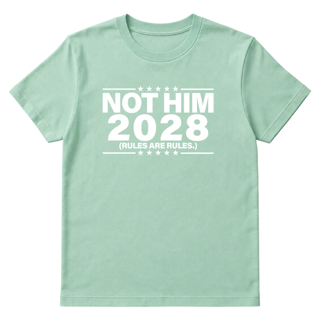Not Him 2028 Rules are Rules Unisex Tee-T-Shirt-The Original God Ain't Petty But I Am