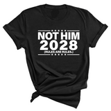 Not Him 2028 Rules are Rules Unisex Tee-T-Shirt-The Original God Ain't Petty But I Am