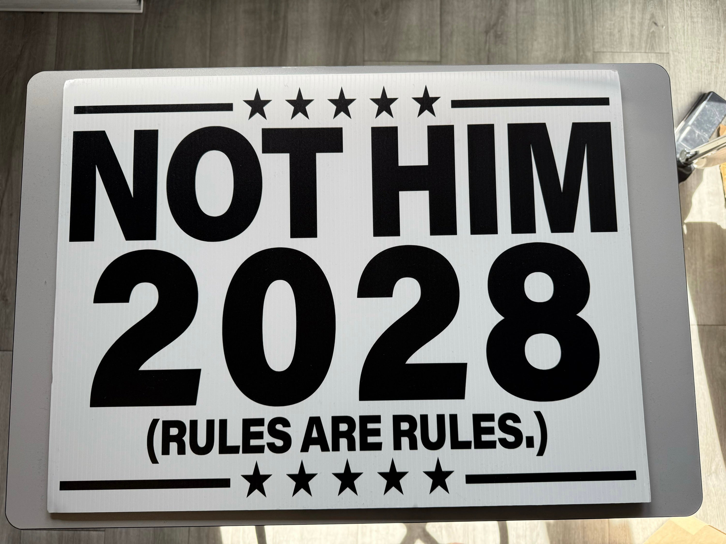 Not Him 2028 Yard Sign-Yard Sign-The Original God Ain't Petty But I Am