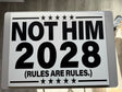Not Him 2028 Yard Sign-Yard Sign-The Original God Ain't Petty But I Am