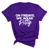 On Fridays We Wear Petty Unisex Tee-T-Shirt-The Original God Ain't Petty But I Am