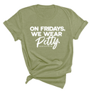 On Fridays We Wear Petty Unisex Tee-T-Shirt-The Original God Ain't Petty But I Am