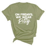 On Fridays We Wear Petty Unisex Tee-T-Shirt-The Original God Ain't Petty But I Am