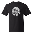 Our Kids Care More About Our Country More than the People Who Run It *BLACK TALL TEE* Unisex Tee (CIRCLE)-T-Shirt-The Original God Ain't Petty But I Am