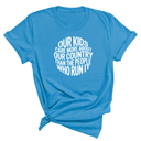 Our Kids Care More About Our Country More than the People Who Run It Unisex Tee (CIRCLE)-T-Shirt-The Original God Ain't Petty But I Am