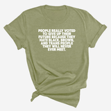 People Really Voted to Give Up Their Future Unisex Tee-T-Shirt-The Original God Ain't Petty But I Am