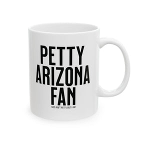 Petty Arizona Fan Mug 11oz (White & Black)-Mug-The Original God Ain't Petty But I Am