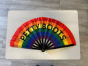Petty Boots Clacking Fan – Large Folding Hand Fan-Clacking Fan-The Original God Ain't Petty But I Am