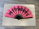 Petty Boots Clacking Fan – Large Folding Hand Fan-Clacking Fan-The Original God Ain't Petty But I Am