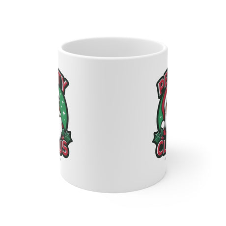 Petty Claus Image Ceramic Mug 11oz-Mug-The Original God Ain't Petty But I Am