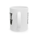 Petty Crew Mug 11oz (White & Black)-Mug-The Original God Ain't Petty But I Am