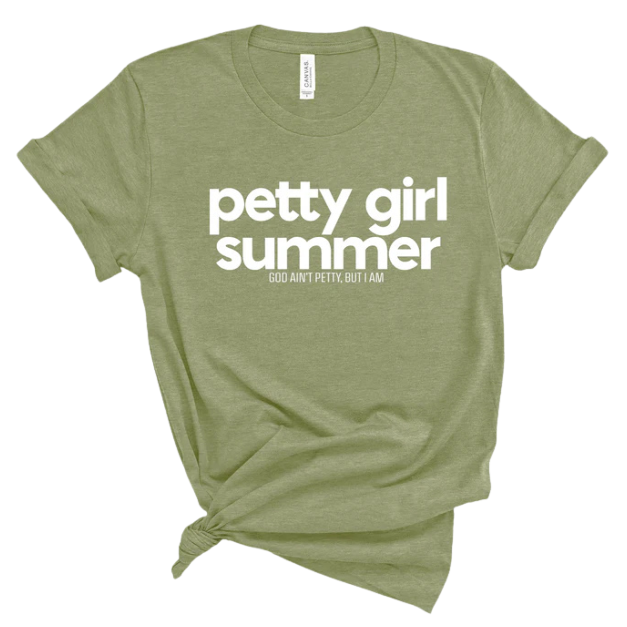 Petty Girl Summer Unisex Tee-T-Shirt-The Original God Ain't Petty But I Am