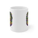 Petty Gras Mug 11oz (White & Image)-Mug-The Original God Ain't Petty But I Am