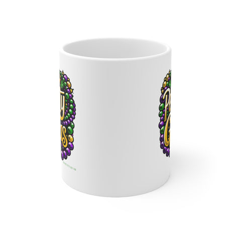 Petty Gras Mug 11oz (White & Image)-Mug-The Original God Ain't Petty But I Am