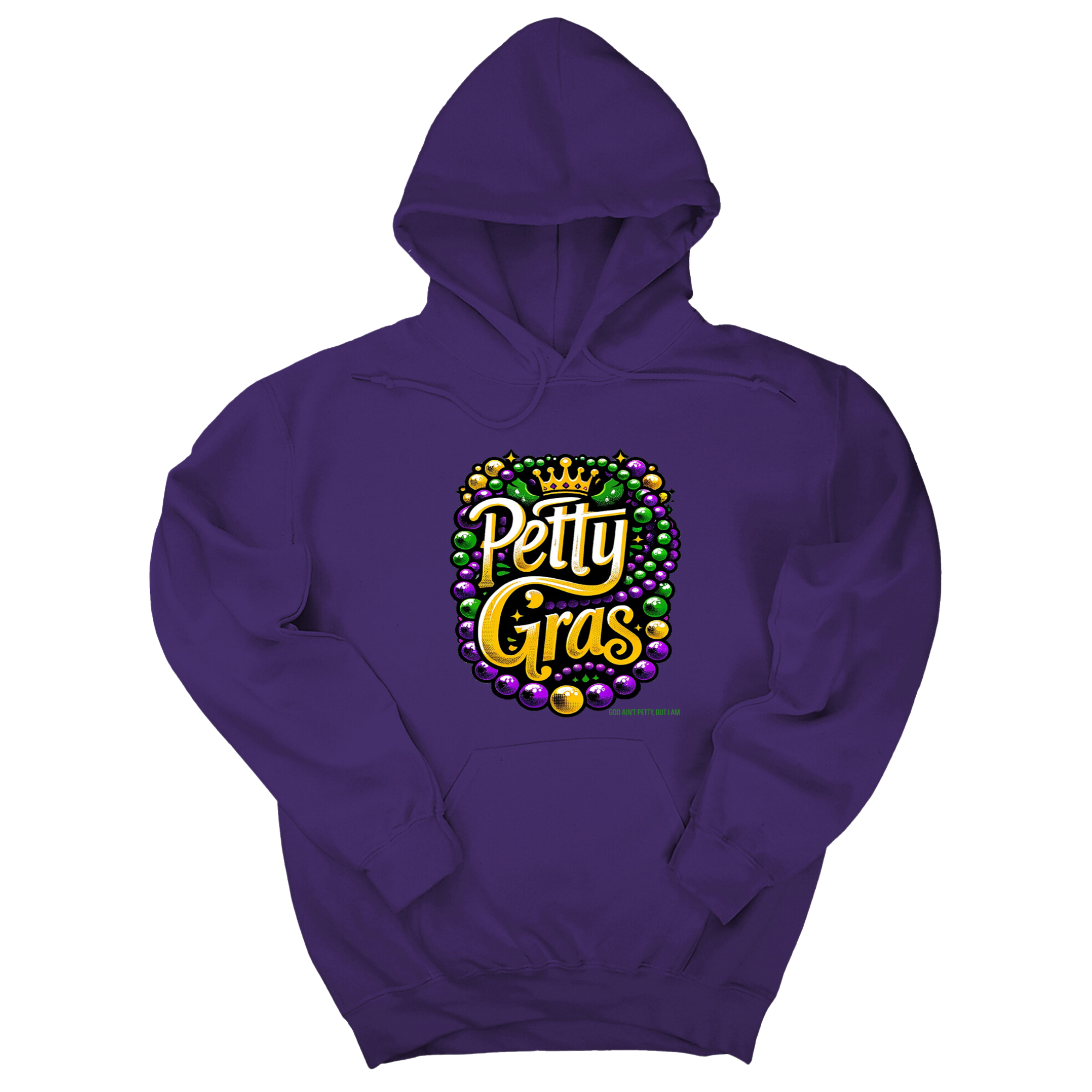 Petty Gras Unisex Hoodie-Hoodie-The Original God Ain't Petty But I Am