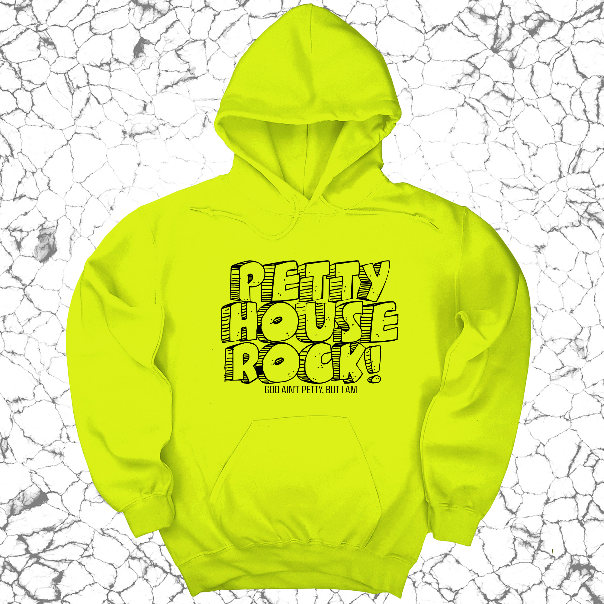 Petty House Rock Unisex Hoodie-Hoodie-The Original God Ain't Petty But I Am