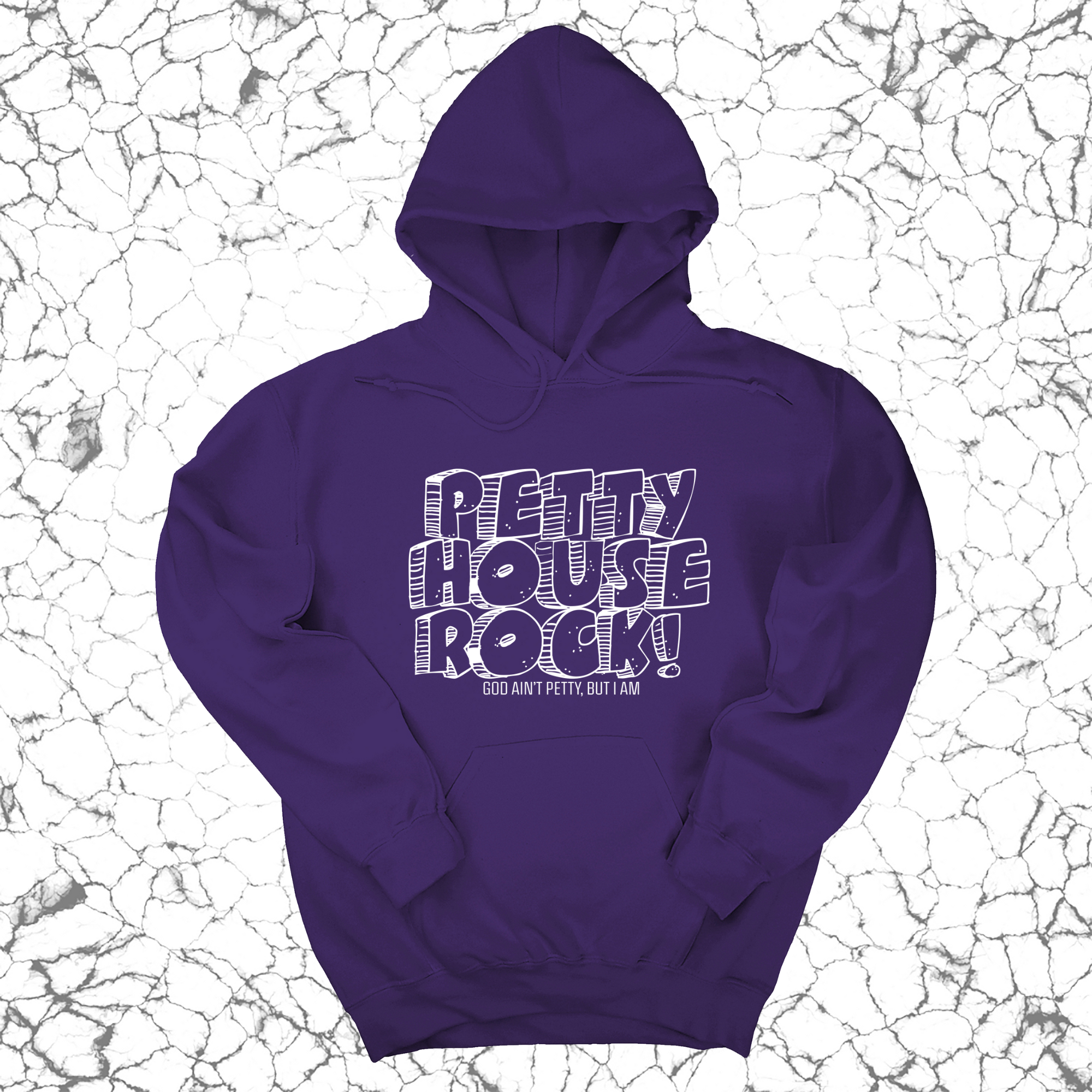 Petty House Rock Unisex Hoodie-Hoodie-The Original God Ain't Petty But I Am