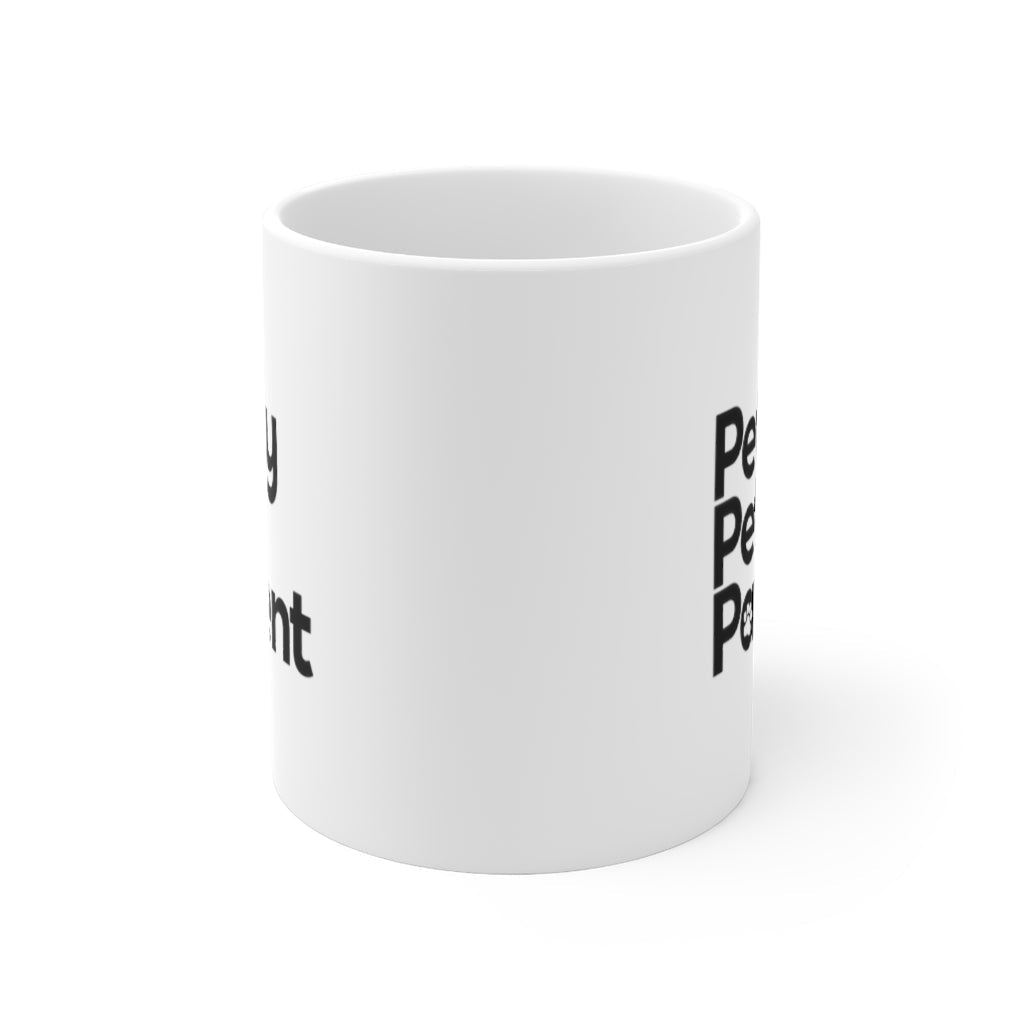 Petty Pet Parent Mug 11oz (White/Black)-Mug-The Original God Ain't Petty But I Am