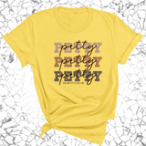 Petty Petty Petty Unisex Tee-T-Shirt-The Original God Ain't Petty But I Am