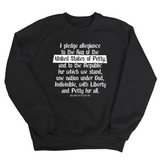 Petty Pledge Unisex Sweatshirt-Sweatshirt-The Original God Ain't Petty But I Am