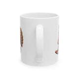 Petty Turkey Mug 11oz (White)-Mug-The Original God Ain't Petty But I Am