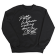 Petty Woman Walking Down the Street Unisex Sweatshirt-Sweatshirt-The Original God Ain't Petty But I Am