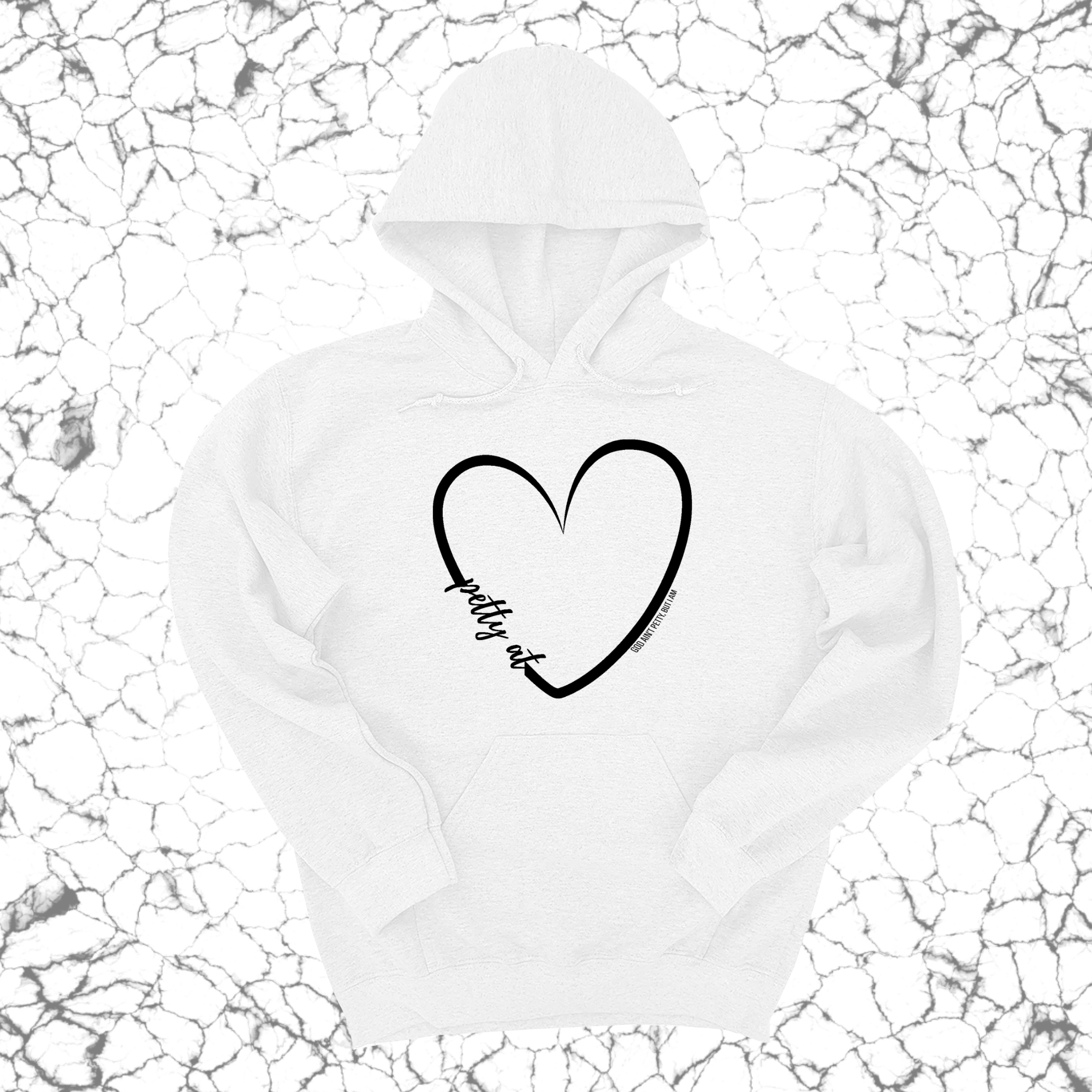 Petty at Heart Unisex Hoodie-Hoodie-The Original God Ain't Petty But I Am