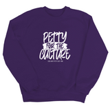 Petty for the culture Unisex Sweatshirt-Sweatshirt-The Original God Ain't Petty But I Am