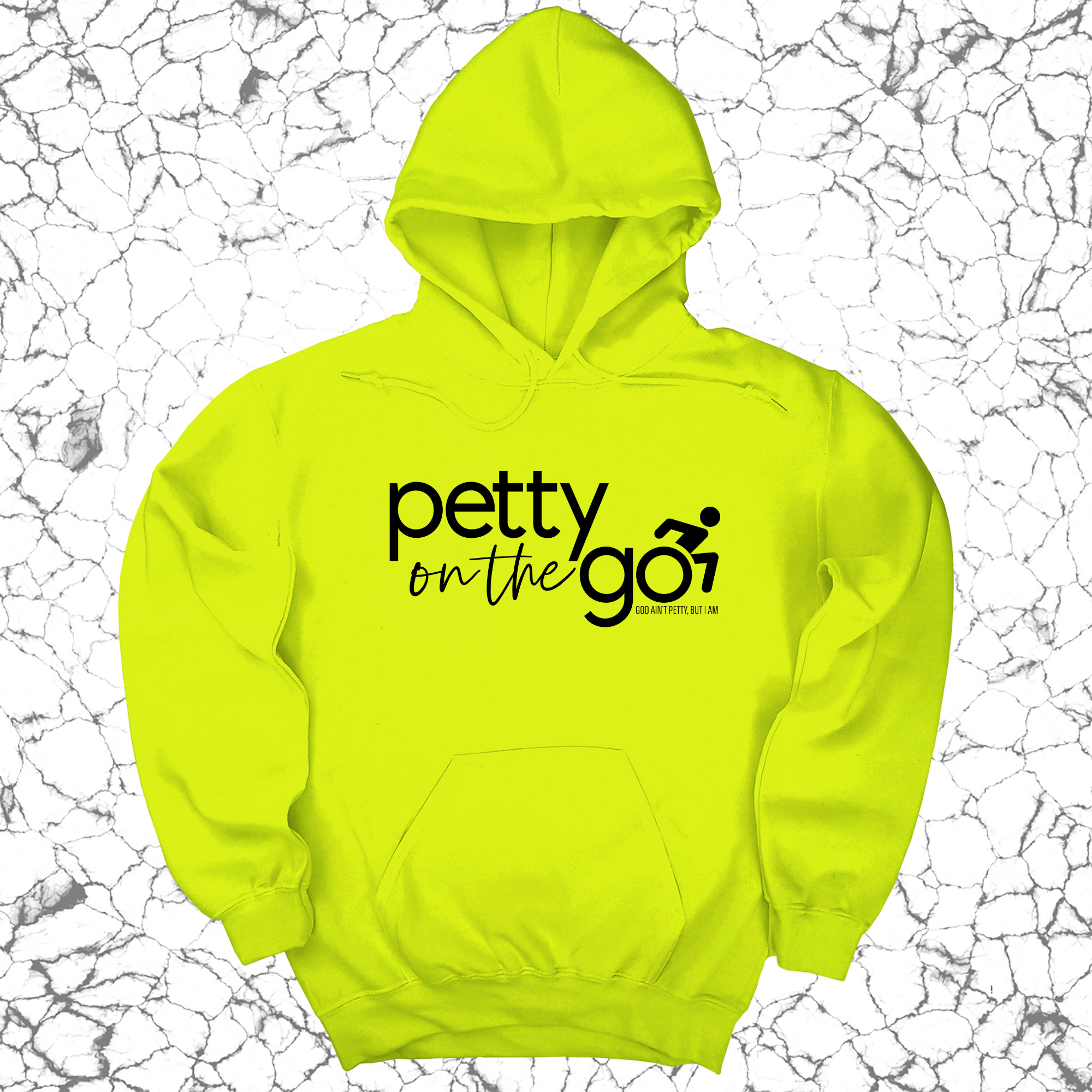 Petty on The Go Black Unisex Hoodie