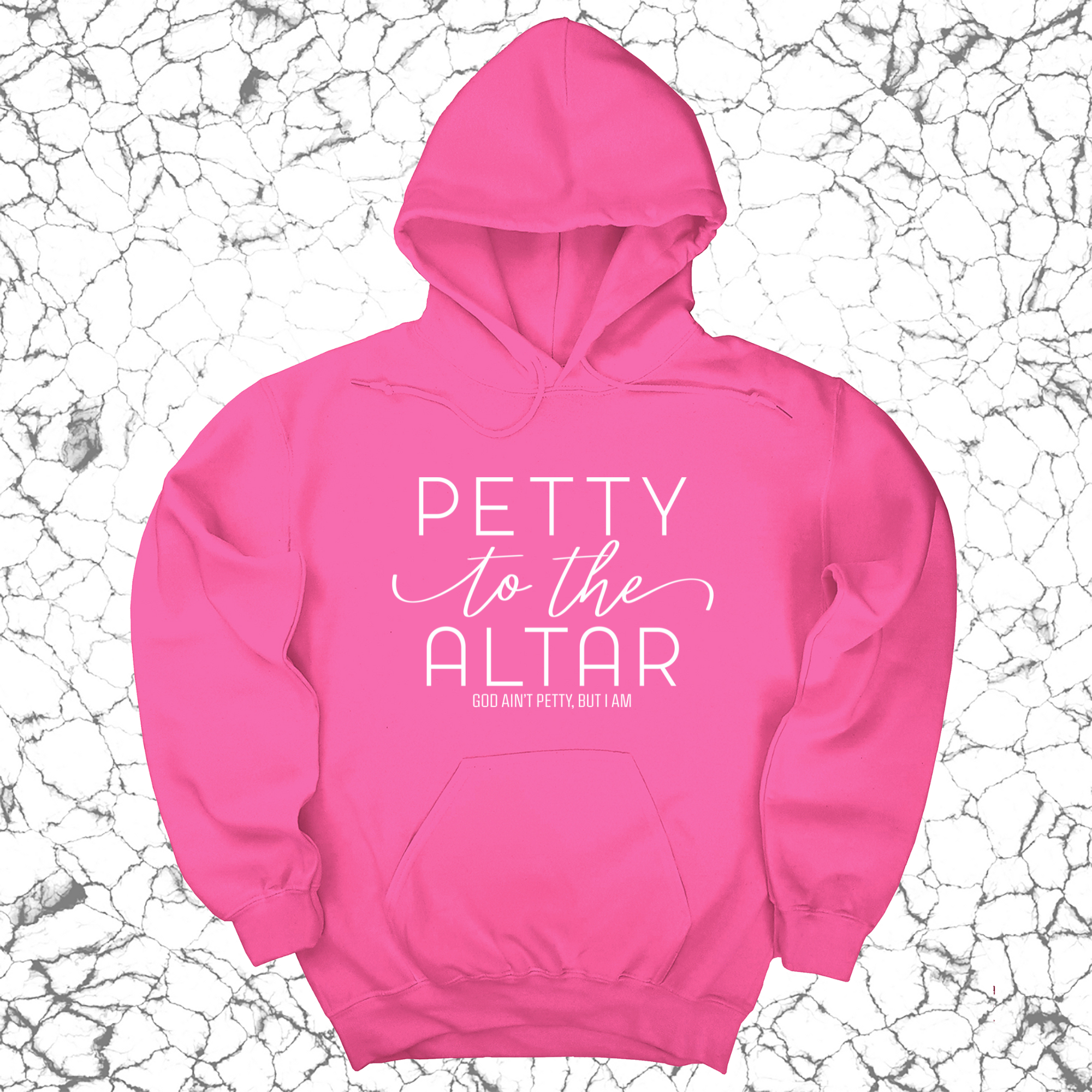 Petty to the Altar Unisex Hoodie-Hoodie-The Original God Ain't Petty But I Am