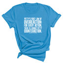 Petty's First Law of Overreaction Unisex Tee-T-Shirt-The Original God Ain't Petty But I Am