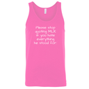 Please Stop Quoting MLK If You Hate Everything He Stood For Unisex Tank Top-T-Shirt-The Original God Ain't Petty But I Am