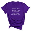 Please Stop Quoting MLK If You Hate Everything He Stood For Unisex Tee-T-Shirt-The Original God Ain't Petty But I Am
