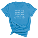 Please Stop Quoting MLK If You Hate Everything He Stood For Unisex Tee-T-Shirt-The Original God Ain't Petty But I Am
