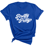 Pretty & Petty Unisex Tee-T-Shirt-The Original God Ain't Petty But I Am