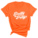 Pretty & Petty Unisex Tee-T-Shirt-The Original God Ain't Petty But I Am