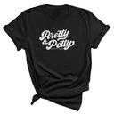 Pretty & Petty Unisex Tee-T-Shirt-The Original God Ain't Petty But I Am