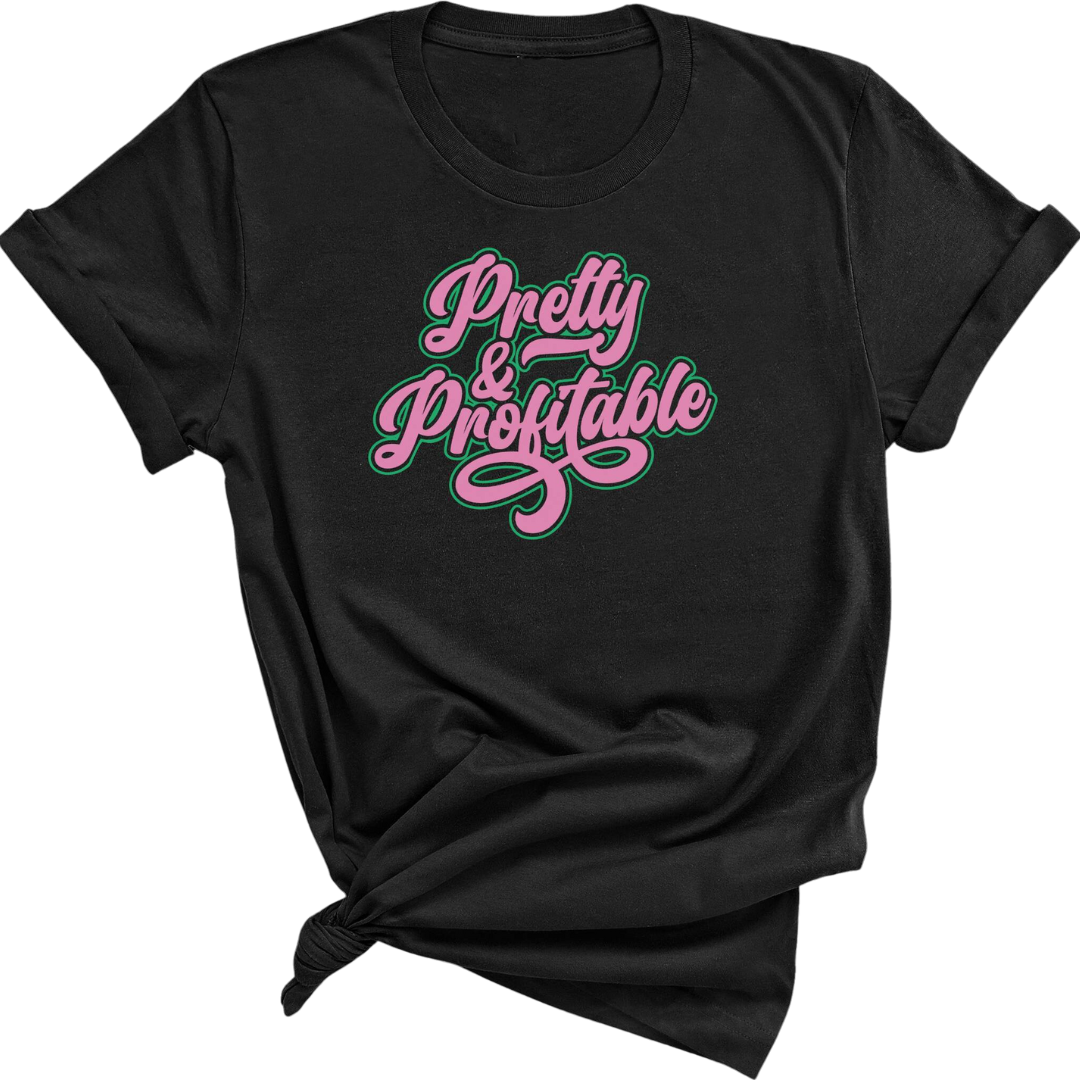 Pretty & Profitable Unisex Tee-T-Shirt-The Original God Ain't Petty But I Am