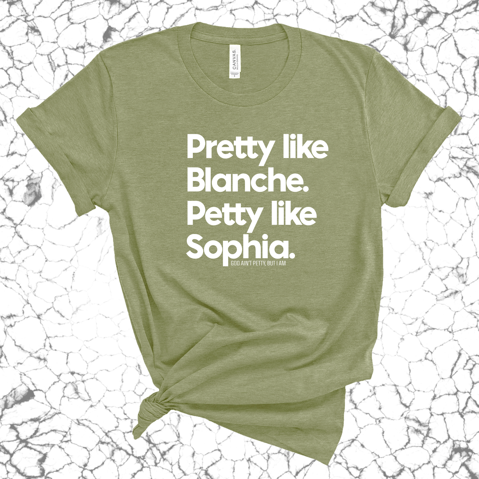 Pretty like Blanche Petty like Sophia Unisex Tee-T-Shirt-The Original God Ain't Petty But I Am