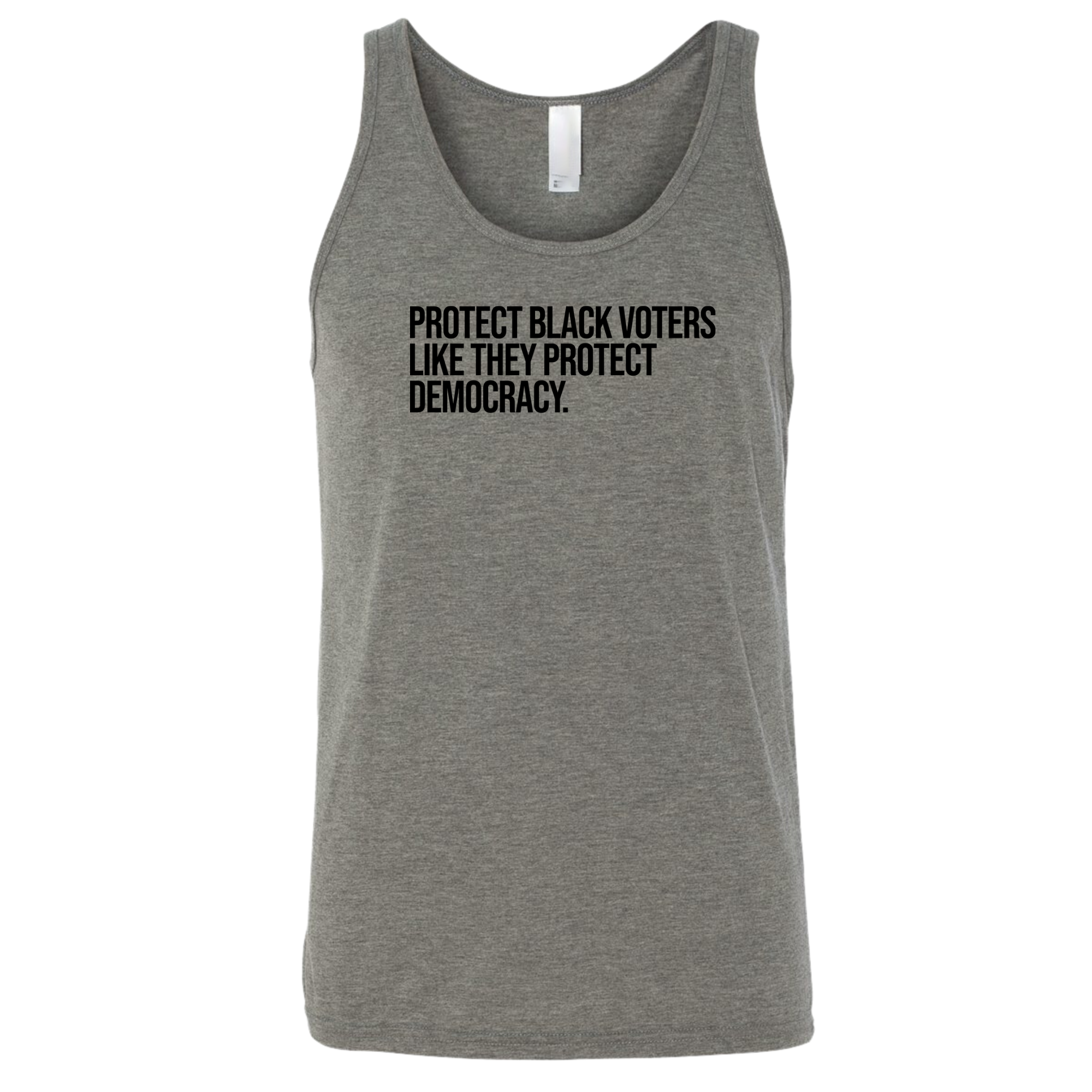Protect Black Voters Like They Protect Democracy Unisex Tank Top-T-Shirt-The Original God Ain't Petty But I Am