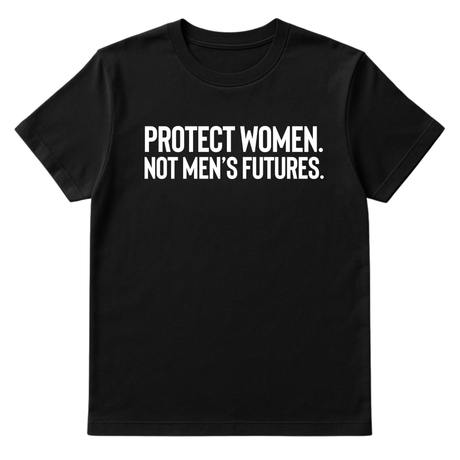 Protect Women. Not Men’s Futures Unisex Tee-T-Shirt-The Original God Ain't Petty But I Am
