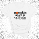 Pumpkin Spice and a Petty life Unisex Tee-T-Shirt-The Original God Ain't Petty But I Am