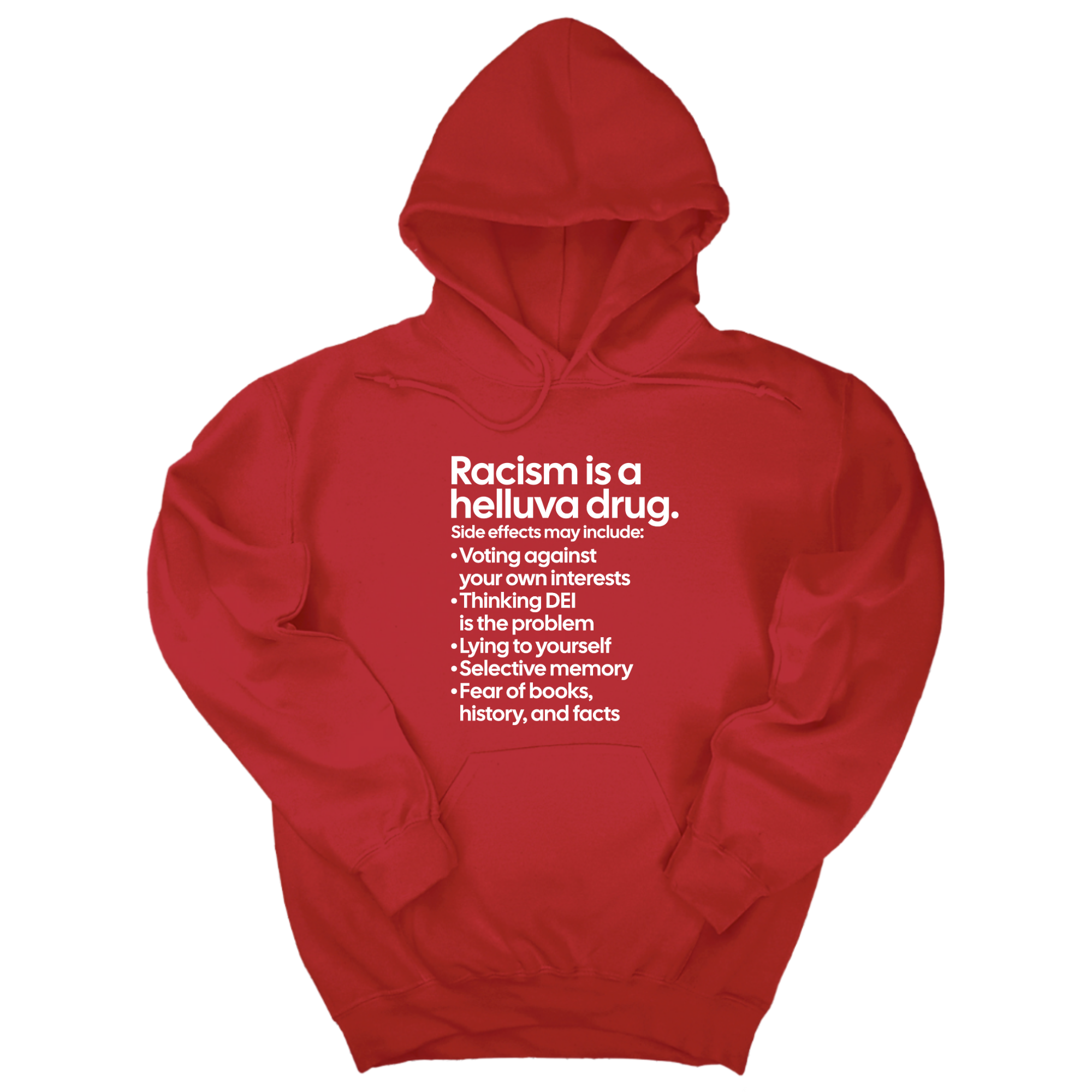 Racism Is a Helluva Drug Unisex Hoodie-Hoodie-The Original God Ain't Petty But I Am