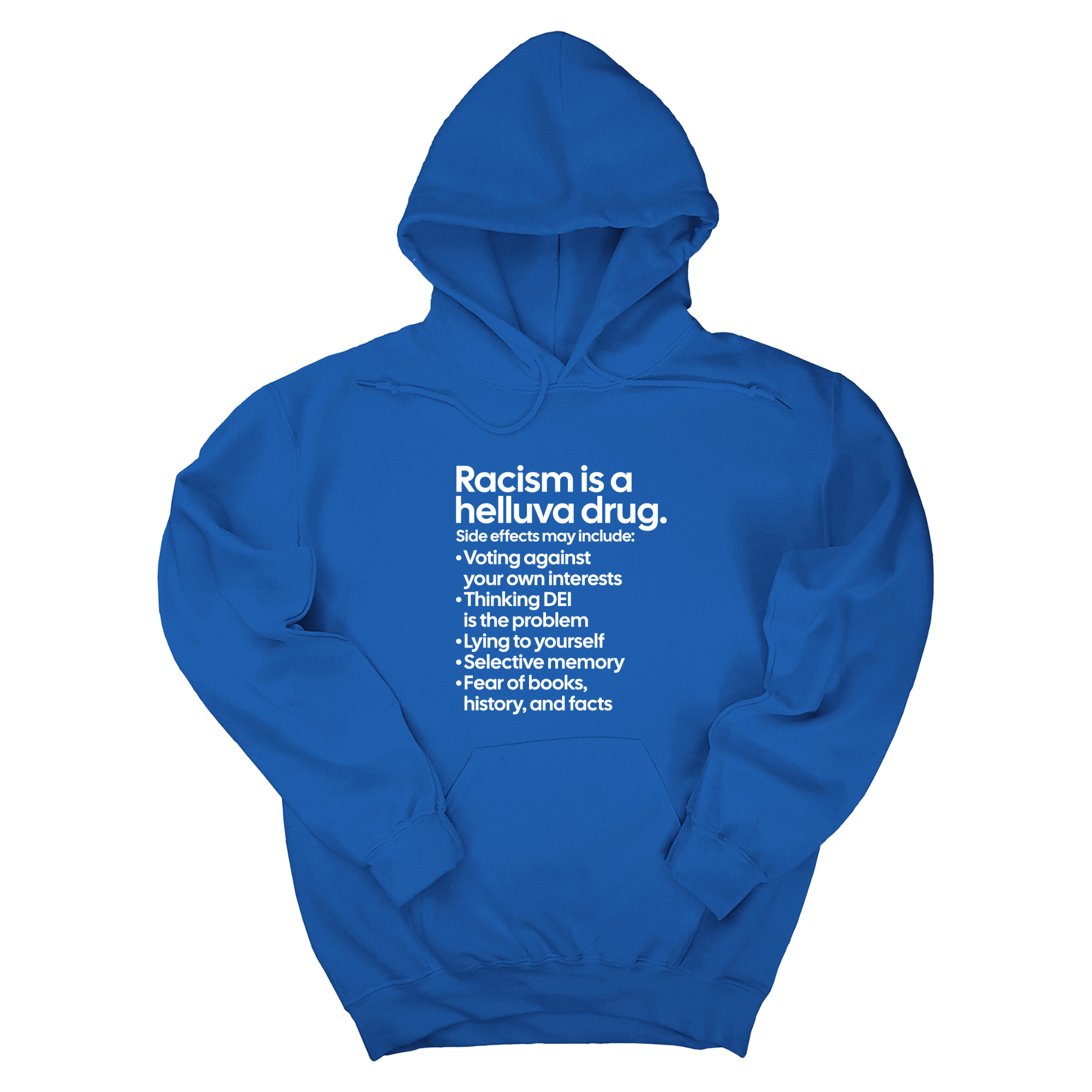 Racism Is a Helluva Drug Unisex Hoodie-Hoodie-The Original God Ain't Petty But I Am