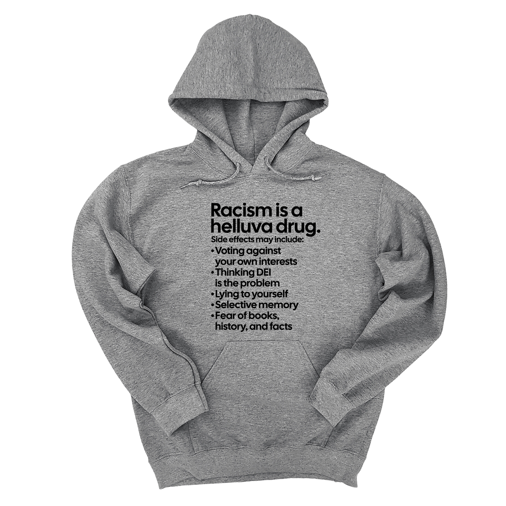 Racism Is a Helluva Drug Unisex Hoodie-Hoodie-The Original God Ain't Petty But I Am