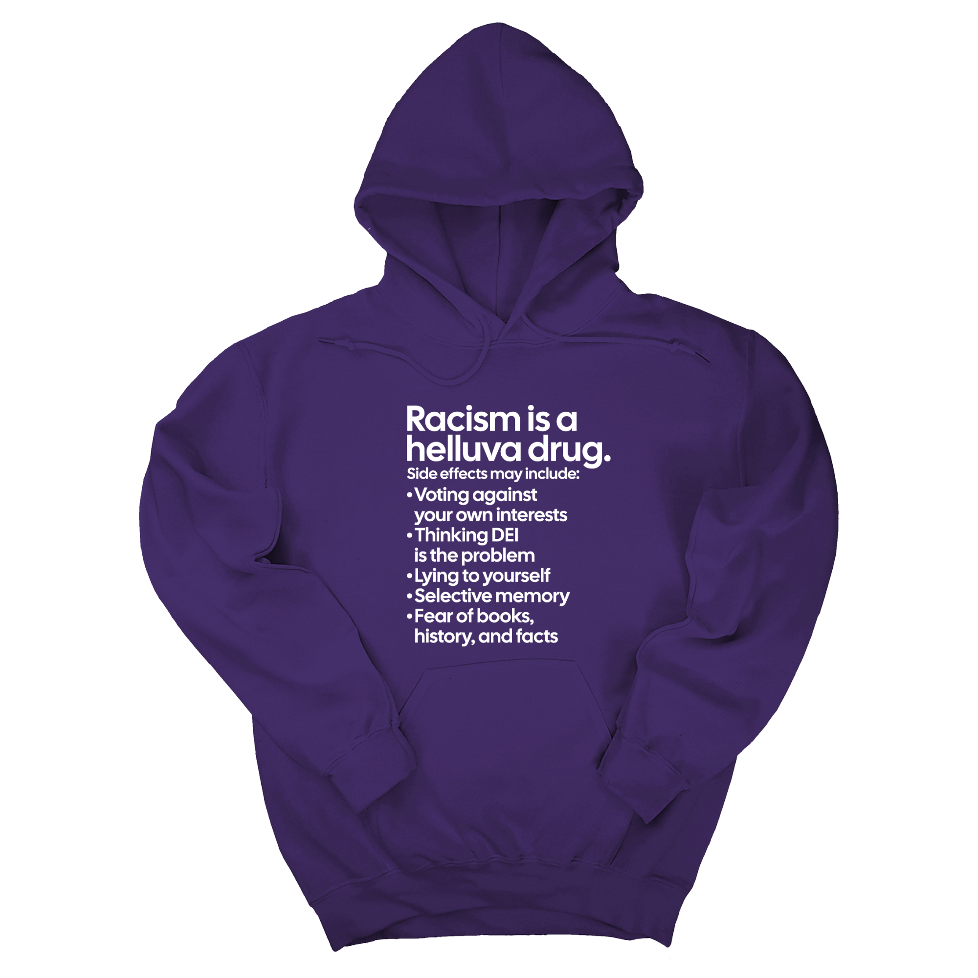 Racism Is a Helluva Drug Unisex Hoodie-Hoodie-The Original God Ain't Petty But I Am