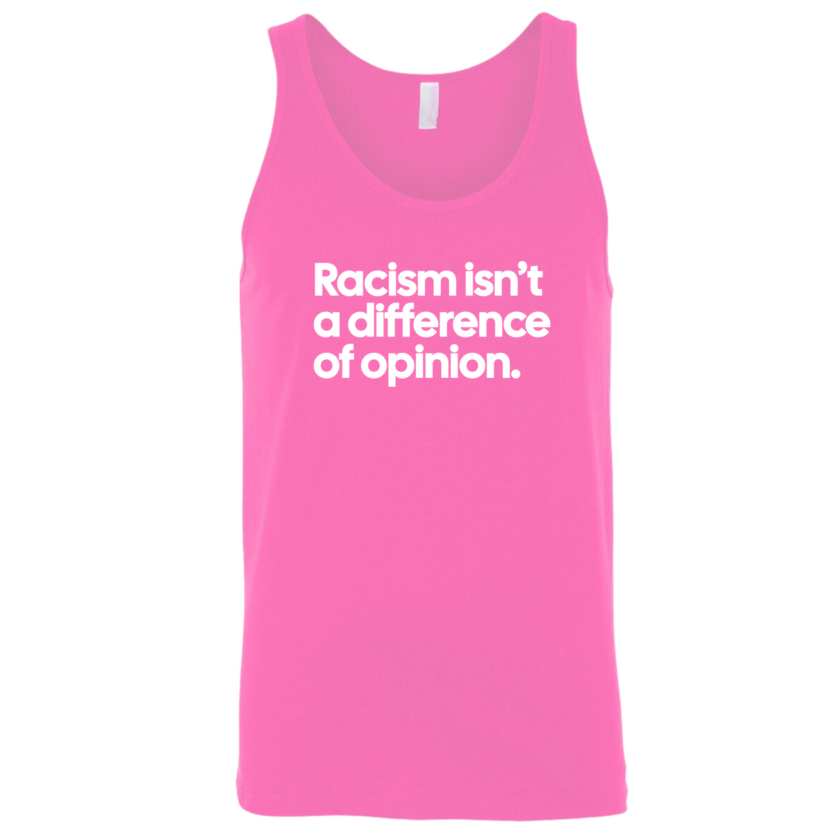 Racism isn't a Difference of Opinion Unisex Tank Top-T-Shirt-The Original God Ain't Petty But I Am
