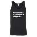 Racism isn't a Difference of Opinion Unisex Tank Top-T-Shirt-The Original God Ain't Petty But I Am