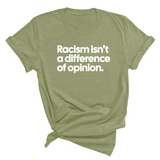 Racism isn't a Difference of Opinion Unisex Tee-T-Shirt-The Original God Ain't Petty But I Am